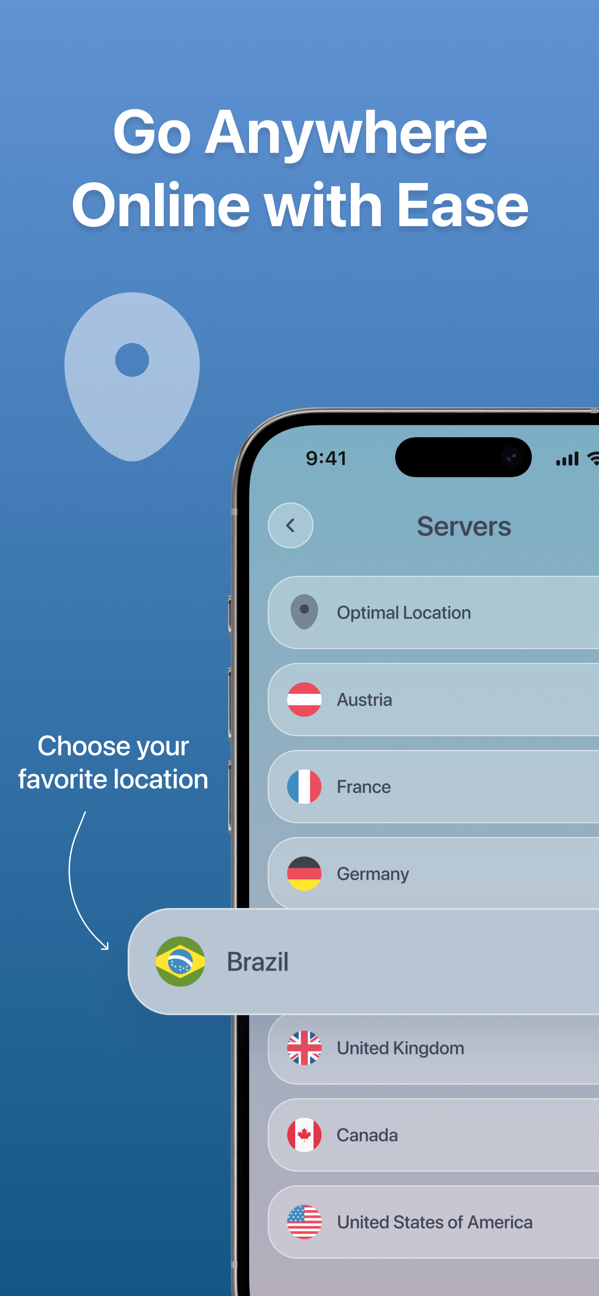 Fortyx VPN App Screenshot